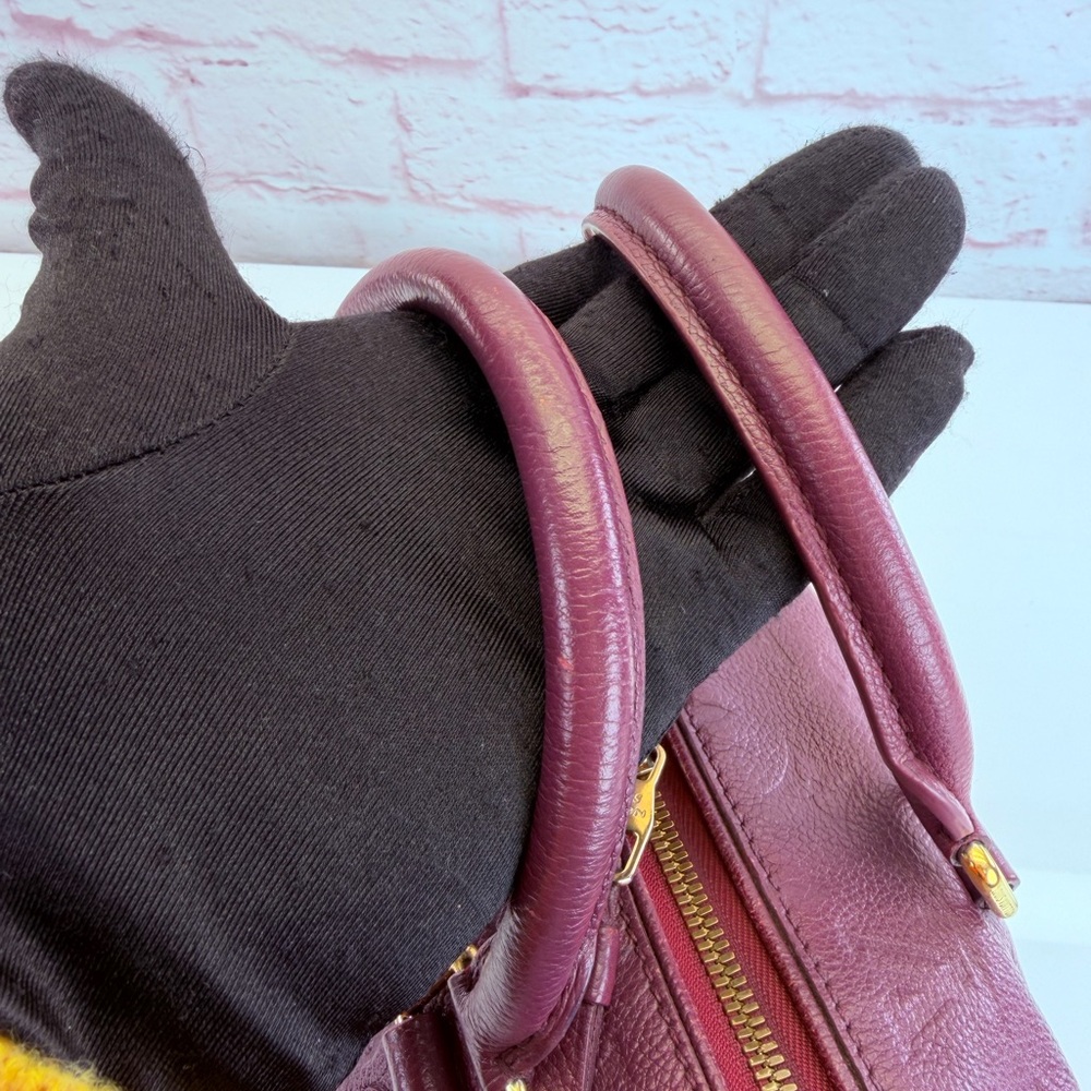 Louis Vuitton Plum Empreinte Speedy 25 Handbag Shoulder Bag - Picture 9 of 16